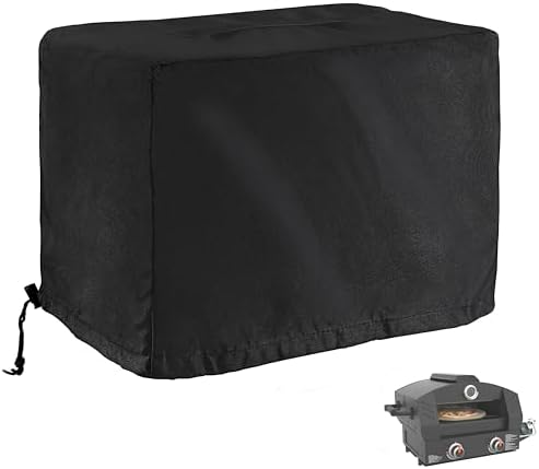 Pizza Oven Cover for Blackstone Tabletop Pizza Oven with 15" Cordierite Stones, Heavy-Duty 600D Protective Cover for Blackstone 15in Pizza Maker 6964/6963/6962/6961/6960