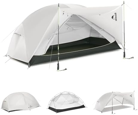 Naturehike Mongar Upgraded 1/2/3 Person Backpacking Tent,Waterproof Lightweight Camping Tent with Footprint