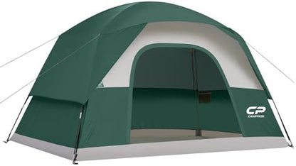 CAMPROS CP Tents for Camping 2/4/6 Person, Waterproof Windproof Dome Tent