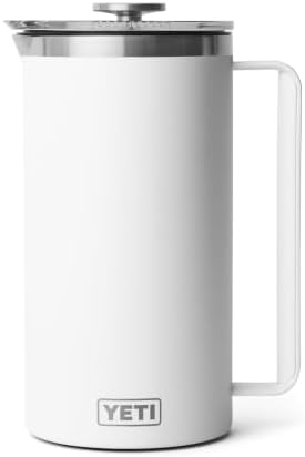 YETI Rambler 64 oz. French Press Coffee Maker, White