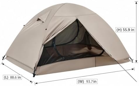 4 Season Light Backpacking Hiking Camping Waterproof Tents for 2/4 Person