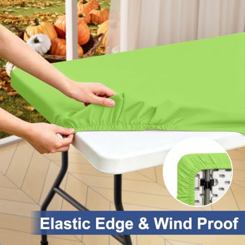homing Rectangle Table Cloth Cover 5 Foot Elastic Fitted Tablecloth