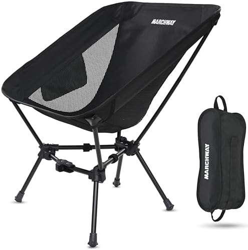 MARCHWAY Lightweight Folding Camping Chair, Portable, Compact and Sturdy