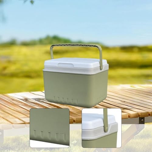 Gralara Insulated Ice Chest Box Portable Multifunctional Hard Organizer Camping Case for Groceries Travel BBQ Fishing Camping
