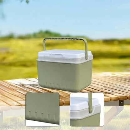 Gralara Insulated Ice Chest Box Portable Multifunctional Hard Organizer Camping Case for Groceries Travel BBQ Fishing Camping