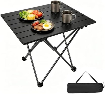 Folding Camping Table, Small Camping Table, Portable Aluminum Camp Table