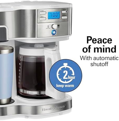 Hamilton Beach 2-Way Programmable Coffee Maker & Single Serve Coffee Maker