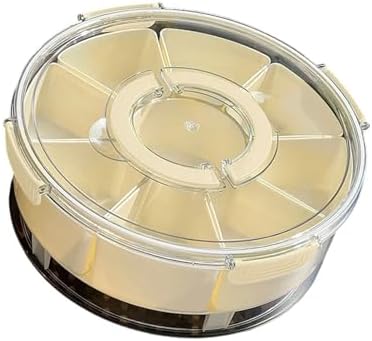 ljhnba Multi Compartment Food Organiser with Ice Retention Tray for Hiking Travel Fruit Snacks Organization Tool Camping Picnics Insulated Food Container