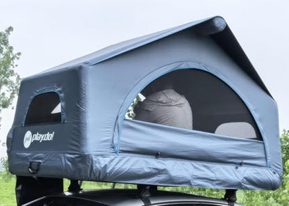 2 Person Inflatable Car Rooftop Tent Easy Set-up Large Outdoor Glamping Camping Tent for SUV,Truck and Universal Auto Self-Driving Touring