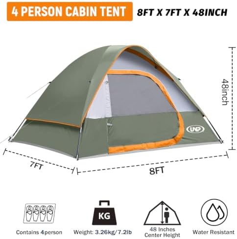 Camping Tent 2-4 Person Dome Tents
