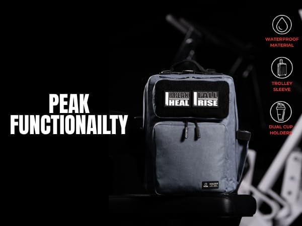 WOLFpak 15L Backpack - Knockout Pink - Slim Everyday Carry Backpack for Men & Women, Water-Resistant Minimalist Daypack for Laptop & Travel