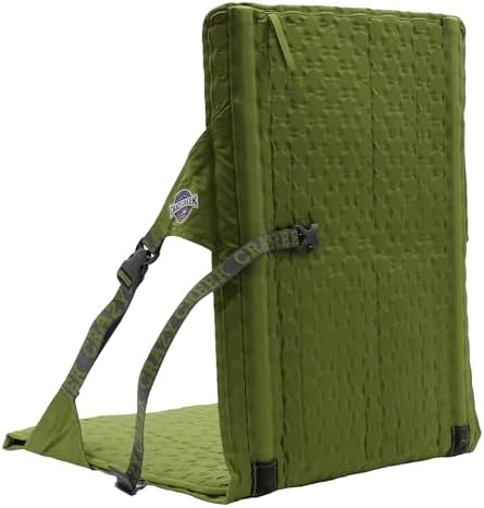 Crazy Creek HEX 2.0 PowerLounger for Day Hiking & Backpacking Trips, 250 LBS Weight Capacity, Adjustable Straps, Compact Design, Water-Resistant Olive/Slate