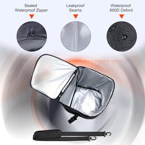 ordinarYone 2 Pack Insulated Organizer with Thermal Control, Leakproof Liner, Collapsible Storage for Camping, Travel Needed