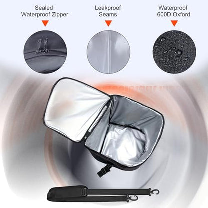 ordinarYone 2 Pack Insulated Organizer with Thermal Control, Leakproof Liner, Collapsible Storage for Camping, Travel Needed