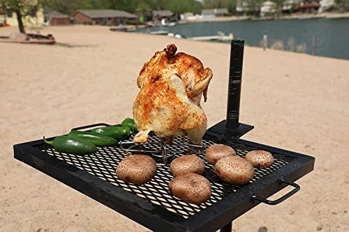 GameMaker Open Fire Cooking Grill | Adjustable Height