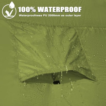GoHimal Pickup Truck Bed Tent, 6.5FT Truck Tent for Camping(Green