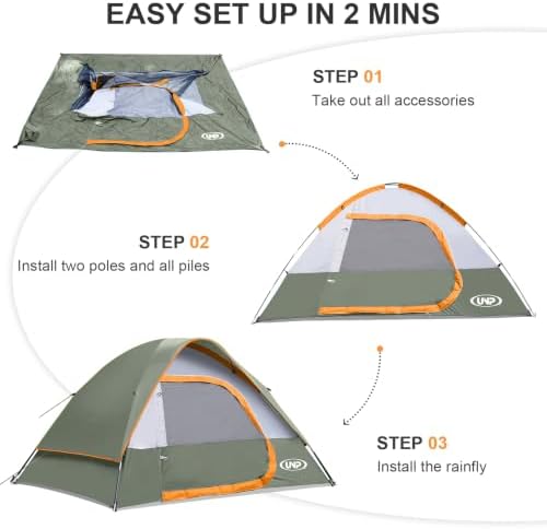 Camping Tent 2-4 Person Dome Tents