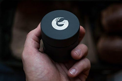 Coffee Gator Mini Coffee Canister- 4oz Borosilicate Glass