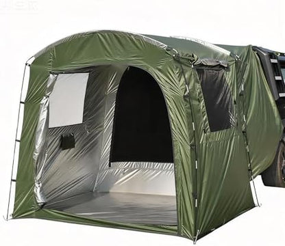 Economical Car Camping Tent - Easy Setup 210D Ripstop, Spacious Universal Fit for Overnight Outdoor Trips