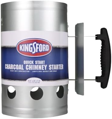 Kingsford Heavy Duty Charcoal Chimney Starter, Large Capacity, 6-Pack