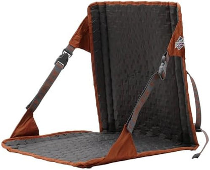 Crazy Creek HEX 2.0 Original Chair for Camping, Stadium Seating & More, on All Terrains, Adjustable Straps, Compact Design, Water-Resistant, Copper/Slate