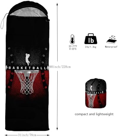 Axolotl Gamepad Sleeping Bag,3 Season Warm and Cool Weather Game Console Sleeping Bag for Boys Teens,Waterproof Lightweight Geometry Hexagonal Sleeping Bag for Traveling,Outdoors Camping,Blue,Black