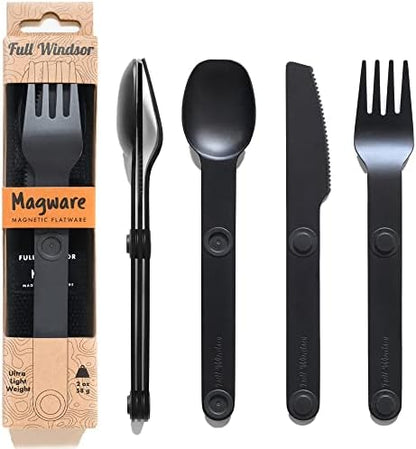 FULL WiNDSOR - MAGWARE Magnetic Travel Camping Cutlery Utensils Set