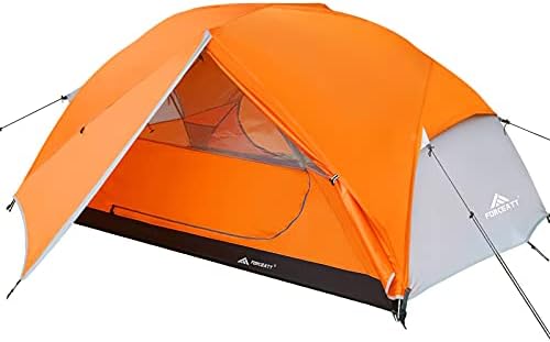 Forceatt Tent for 2 and 3 Person is Waterproof and Windproof, Camping Tent for 3 to 4 Seasons,Lightweight Aluminum Pole Backpacking Tent Can be Set Up Quickly,Great for Hiking
