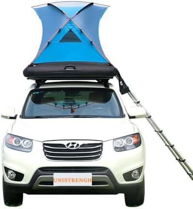 2 Person Inflatable Car Rooftop Tent Easy Set-up Large Outdoor Glamping Camping Tent for SUV,Truck and Universal Auto Self-Driving Touring
