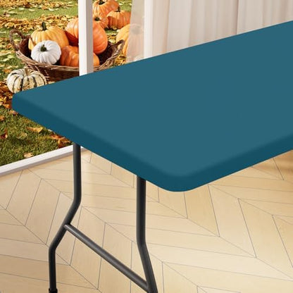 homing Rectangle Table Cloth Cover 8 Foot Elastic Fitted Tablecloth
