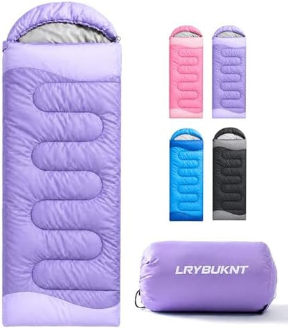 Sleeping Bags for Adults & Kids - Lightweight Camping Sleeping Bag