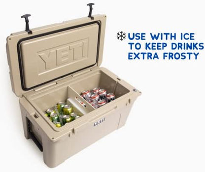 Above Sea Level Ice Pack Divider Compatible with YETI Coolers - Choose Your Size (Tundra Haul, 35/45, 65, Roadie 32, 48/60) - Freeable Cooler Insert for Tundra and Roadie Ice Chests