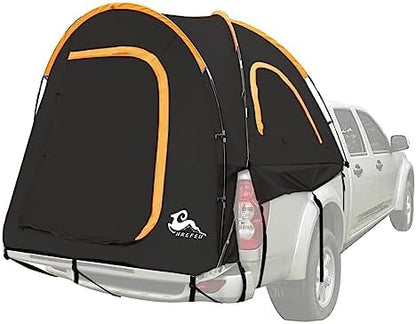 Pickup Truck Blackout Tent for for 5.5 FT Bed, 2 Person, NO Rainfly, Waterproof PU2000mm, Camping, Hiking, Fishing, Foldable, Easy Setup, Black