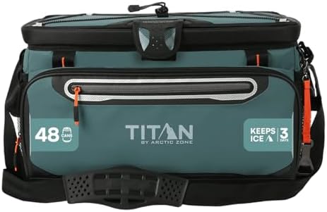 Titan Zipperless HardBody Cooler, Keeps Ice 2 Days