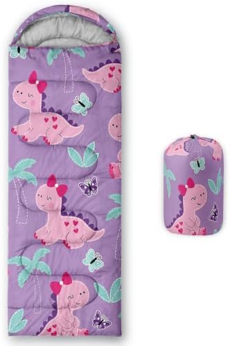 Axolotl Unicorn Sleeping Bag for Kids Boys Girls–Lightweight Warm Cold Weather Sleeping Bags,Waterproof Portable Sleeping Bag with Compression Sack for Camping Backpacking Outdoor Indoor
