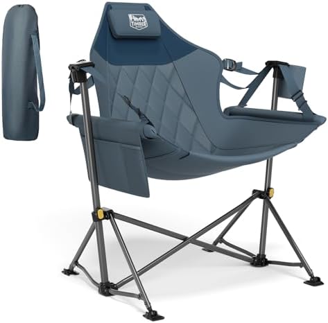 TIMBER RIDGE Hammock Camping Chair, Portable Oversized Swinging Camp Chairs