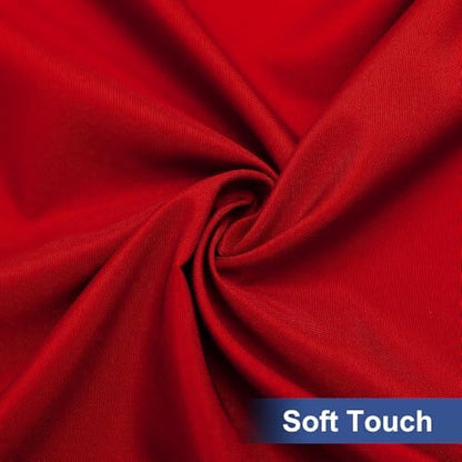 homing Rectangle Table Cloth Cover 6 Foot Red Elastic Fitted Tablecloth