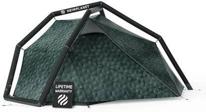 HEIMPLANET Original |FISTRAL V2, 1-2 Person Tent | Inflatable Camping Tent | Outer Tent and Tent Floor - 5000mm | No Tent Poles Required | Supports 1% for The Planet