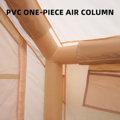 Large Family Cabin Yurt Inflatable Pop Up Waterproof Camping Tent