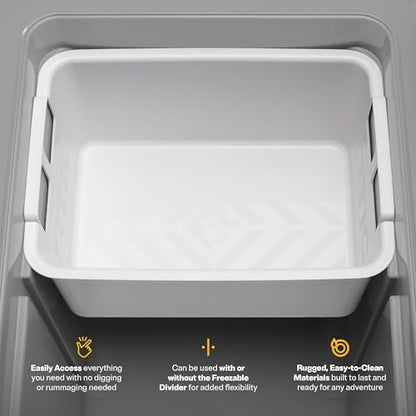 RTIC Ultra-Light Cooler Dry Goods Basket Tray Insert Accessories Perfect for Organization