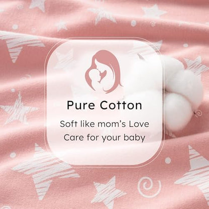 Baby Sleep Sack 12-18 Months 0.5 Tog Soft Sleeping Bag 100% Cotton