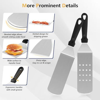 Joyfair 18Pcs Griddle Accessories Kit for Blackstone, (PP Handles)