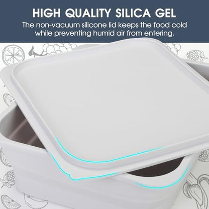 Silicone Cooler Basket for YETI Tundra 45，Dry Goods Trays - Divider and Organizer Accessories for Camping, Tailgating and Storage