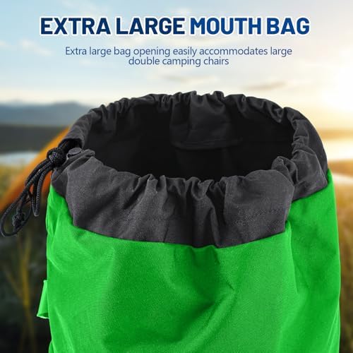48" Large Camping Chair Bag Replacement, Folding Chairs Bag, Green