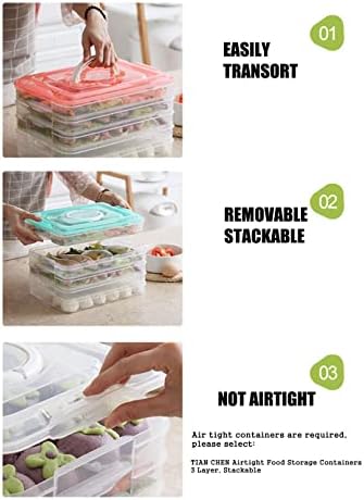 Stackable Carrier Snack Cookie Meat Bacon Charcuterie Container