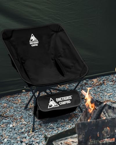 ONETIGRIS Tigerblade Camping Chair, Lightweight Folding Backpacking Hiking Chair, Compact Portable 330 lbs Capacity
