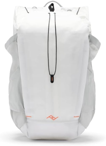 Peak Design Outdoor Backpack 25L, Cloud, Compact and Lightweight Frameless Daypack, Ultra Cinch Roll-Top Design, Ideal for Day Hikes, Camera Carry and Commuting, Versatile Backpack for Men and Women
