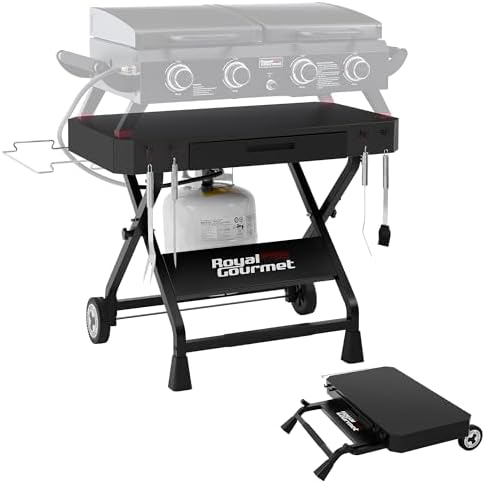 GD3701 Portable Collapsible Grill Stand Black