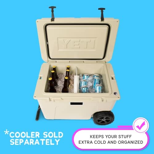 Above Sea Level Ice Pack Divider Compatible with YETI Coolers - Choose Your Size (Tundra Haul, 35/45, 65, Roadie 32, 48/60) - Freeable Cooler Insert for Tundra and Roadie Ice Chests