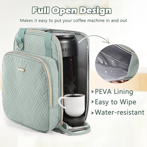 BAGSPRITE Coffee Maker Travel Bag Compatible with Keurig K-Mini Mate